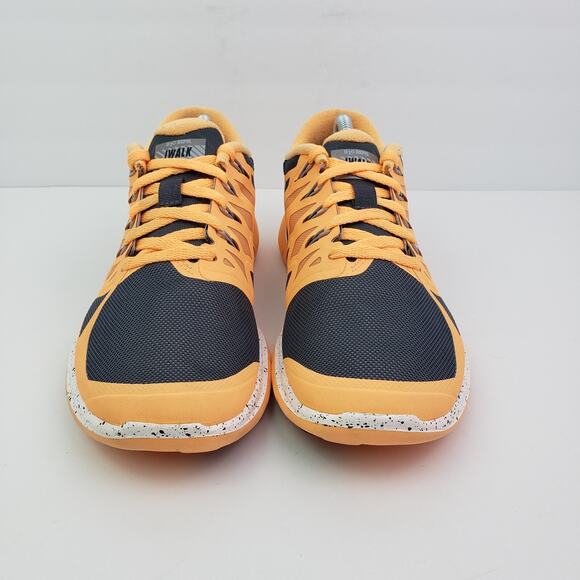 Nike ID Free 5.0 Womens Size 8 Orange Gray Running Sneaker Shoes - Picture 6 of 11